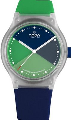 Noon Copenhagen Unisex 33-066DS7 Green and Blue Dial