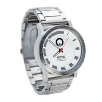 Novo the MAYHEM Silver and White Traditional White Dial Analog Big Face Sports