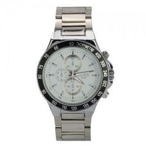 Big Fashionable Graceful Precision Waterproof Stainless Steel Quartz Movement Wrist