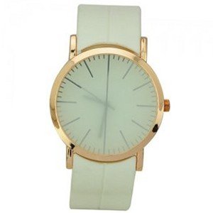 Fashionable Elegant Graceful Silicone band Quartz Movement Wrist