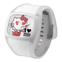 o.d.m. Hello Kitty - DD100A-36 - Analog dual-color silicone strap w /matt white dial