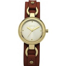 Oasis B1095 Ladies Brown Leather Strap