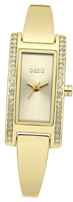 Oasis B1273 Ladies Gold Bangle