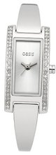 Oasis B1274 Ladies Silver Bangle