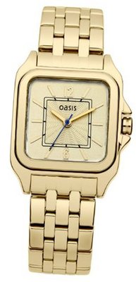 Oasis B1279 Ladies All Gold Bracelet