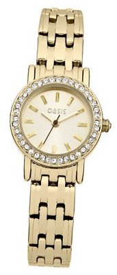 Oasis B1343 Ladies All Gold Bracelet