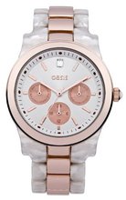Oasis B1372 Ladies White and Rose Gold Plastic Bracelet