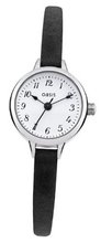 Oasis B1374 Ladies Black Skinny Leather Strap