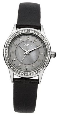 Oasis B1392 Ladies Grey and Black Stone Set