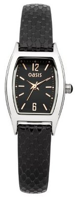 Oasis B1402 Ladies Silver and Black