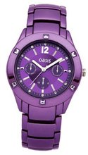 Oasis Quartz with Purple Dial Analogue Display and Purple Stainless Steel Bracelet B1263