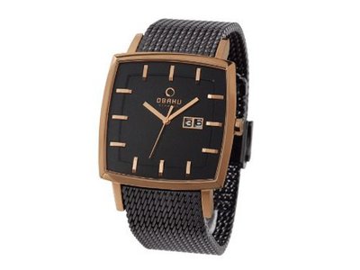 Obaku Denmark Quartz V134GVBMB1 with Metal Strap