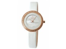 Obaku Denmark Quartz V146LVWRW1 with Leather Strap