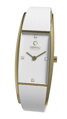 Obaku Denmark Quartz V150LGIRW with Leather Strap