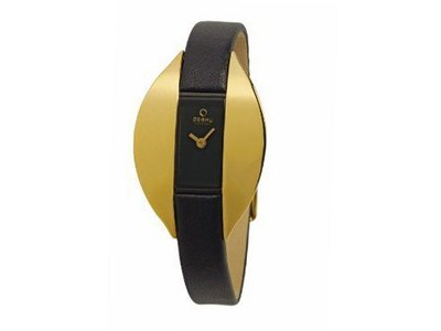 Obaku Denmark Quartz V155LABRB1 with Leather Strap