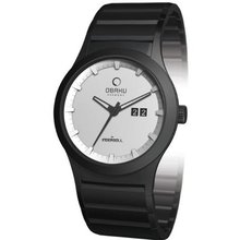 Night White Dial Black Ion Plated Stainless Steel