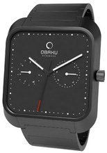 Obaku Harmony Black IP Stainless Steel V145UBBSB