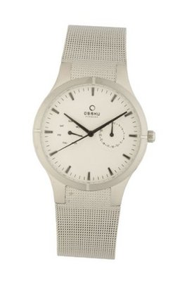 Obaku V100GCIMC Day-date White Dial Steel
