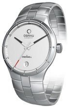 Obaku V111LCWSC Silver Stainless-Steel Quartz with White Dial