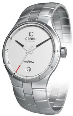 Obaku V111LCWSC Silver Stainless-Steel Quartz with White Dial