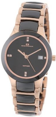 Oceanaut CS1C2618 Rose Gold-Tone & Black Ceramic