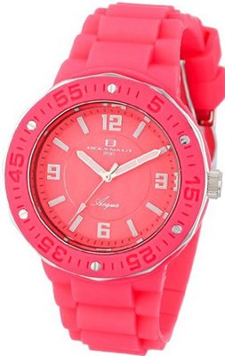 Oceanaut OC0212 "Acqua" Stainless Steel and Pink Silicone