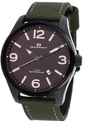 Oceanaut OC8111 Military Analog Display Quartz Green