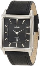 Odin 6003-5M Bk Precision Quartz 3-Hand Date with Leather Strap