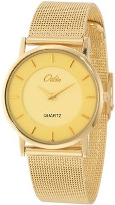 Odin 716-1M Bg Gold Plated Stainless Steel Quartz Dress
