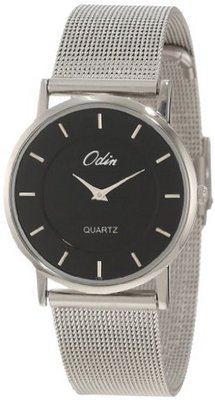 Odin 716-5M Bk Stainless Steel Quartz Dress