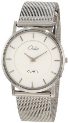 Odin 716-5M Wh Stainless Steel Quartz Dress
