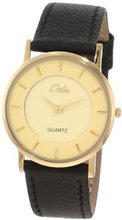Odin 717-1M Bg Gold Plated Stainless Steel Quartz Dress