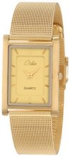 Odin 720-1M Bg Gold Plated Stainless Steel Quartz Dress