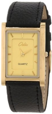 Odin 721-1M Bg Gold Plated Stainless Steel Quartz Dress