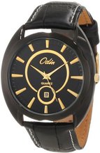 Odin 747-1M Bk Precision Quartz 3-Hand Date with Leather Strap