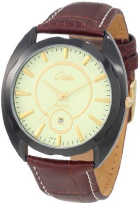 Odin 747-1M Black PVD Plated Stainless Steel Quartz