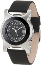 Odin 8050-5L Bk Precision Quartz 3-Hand with Leather Strap
