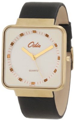 Odin 8055-1M Wh Precision Quartz 3-Hand with Leather Strap