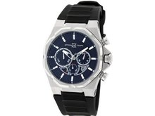 Officina Del Tempo Race II 42mm Chronograph Gel Band (OT1041/1101BN) Made in Italy