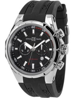 Officina Del Tempo - Sail II - 45mm Chronograph - OS21 - Black Dial