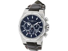 uOfficina del Tempo Officina Del Tempo Race II 42mm Chronograph Leather Band (OT1041/1100BM) Made in Italy 