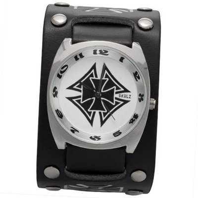 Black Double Iron Cross Band