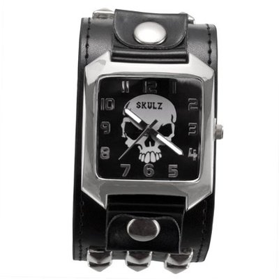 Large Skull Studded Band