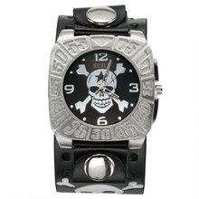 Skull & Crossbones Star With Black Background Band