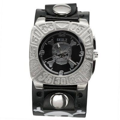 Skull & Crossbones With Black Background Band