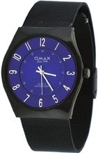 Omax #00SGM001B004 Norwegian Collection Gunmetal Mesh Band Slim Analog