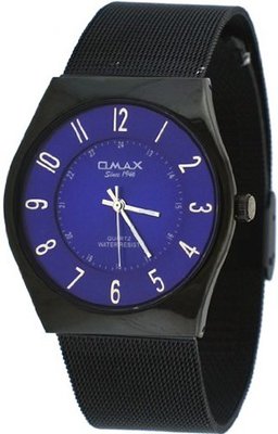 Omax #00SGM001B004 Norwegian Collection Gunmetal Mesh Band Slim Analog