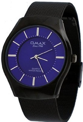 Omax #00SGM011B004 Norwegian Collection Gunmetal Mesh Band Slim Analog