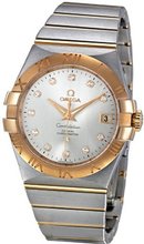 Omega Constellation Chronometer 35 mm Silver Dial Two Tone 123.20.35.20.52.001