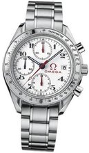 Omega Speedmaster Stainless Steel Case and Bracelet White Dial Chronograph Automatic O35152000